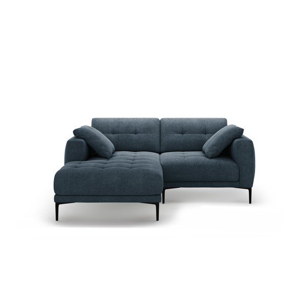 Тъмносин ъглов диван (ляв ъгъл) Bemy – Micadoni 