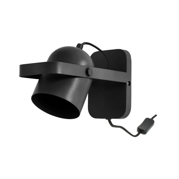 Черна стенна лампа Nesvik – Villa Collection-image-1