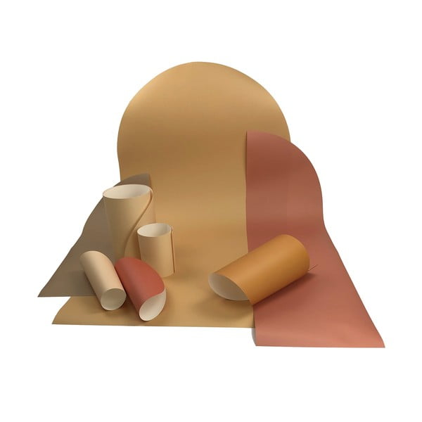 Стикер на стената 120x250 cm Abstract Sunset – Ambiance-image-2