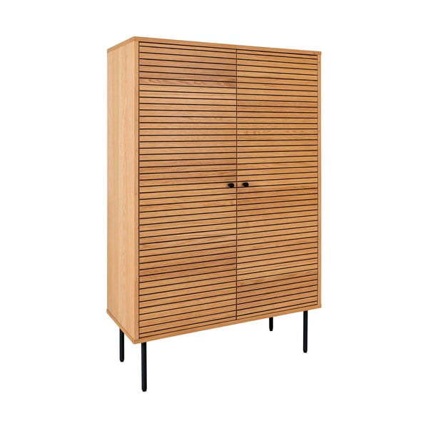 Шкафче от декор от дъб  в естествен цвят 80x130 cm Kyoto – House Nordic-image-2