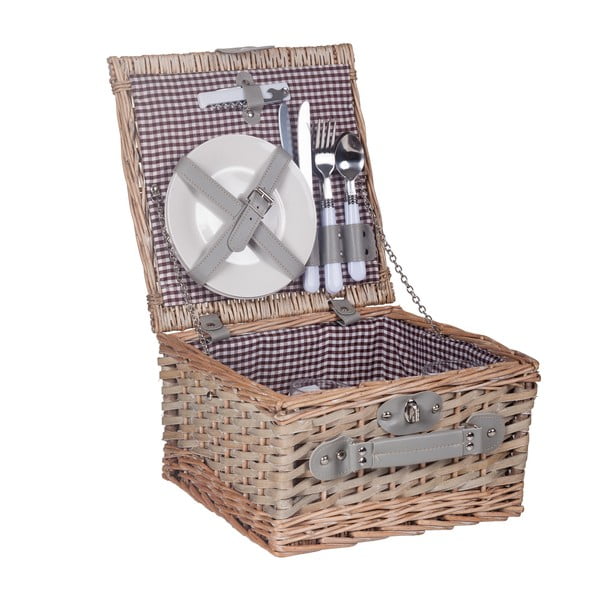 Плетена кошница за пикник с аксесоари за 2 души Edith - Unknown
