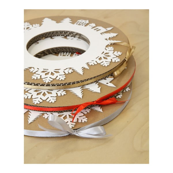 Адвентен венец със сива панделка - Unlimited Design for kids-image-1