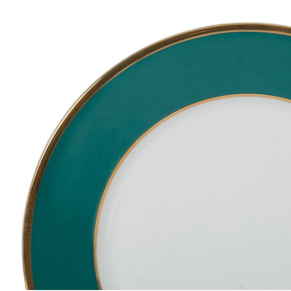 Порцеланова десертна чиния в цвят бензин ø 20,5 cm Ginger - Côté Table-image-4