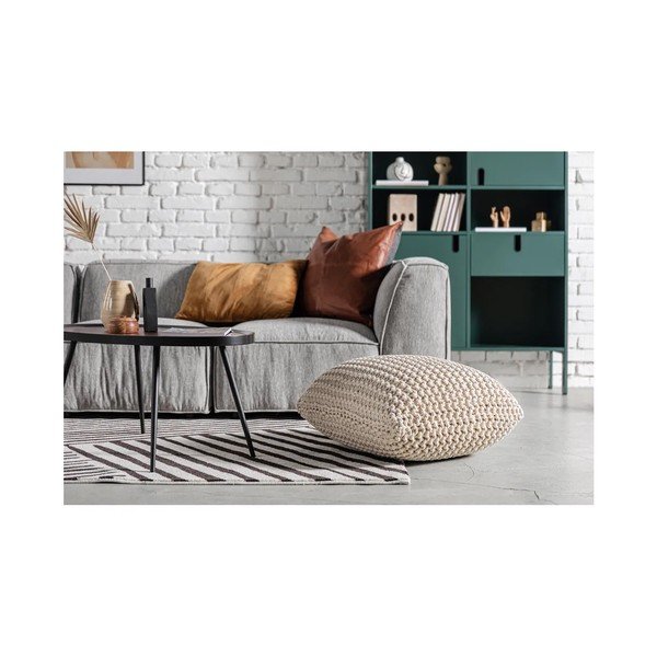 Червена плетена табуретка Knit – Bonami Essentials-image-1