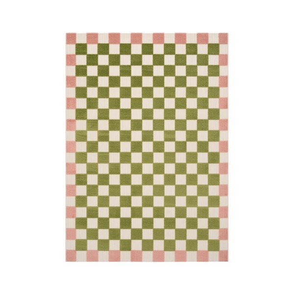 Зелен/розов килим за открито и закрито 200x290 cm Enja – Jotex