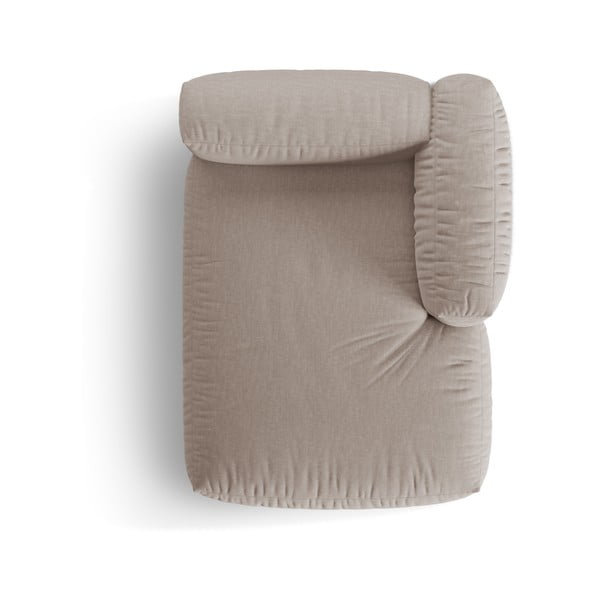 Бежов модул за диван (десен ъгъл) Martina – Micadoni Home-image-3