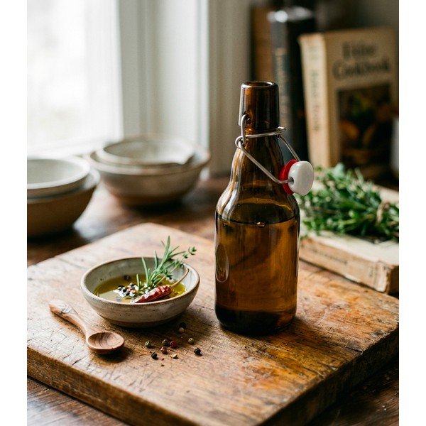 Кафява стъклена бутилка  350 ml – Orion-image-1