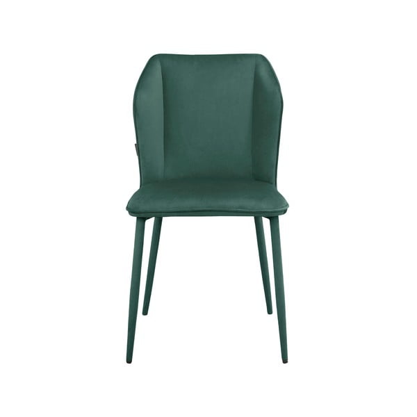 Зелени кадифени трапезни столове в комплект от 2 бр. Wilma – Støraa-image-2