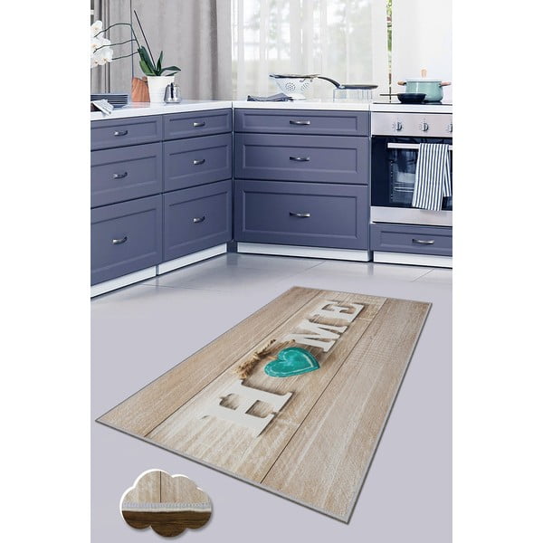 Светлокафява пътека подходяща за пране 80x200 cm Home – Oyo Concept-image-3