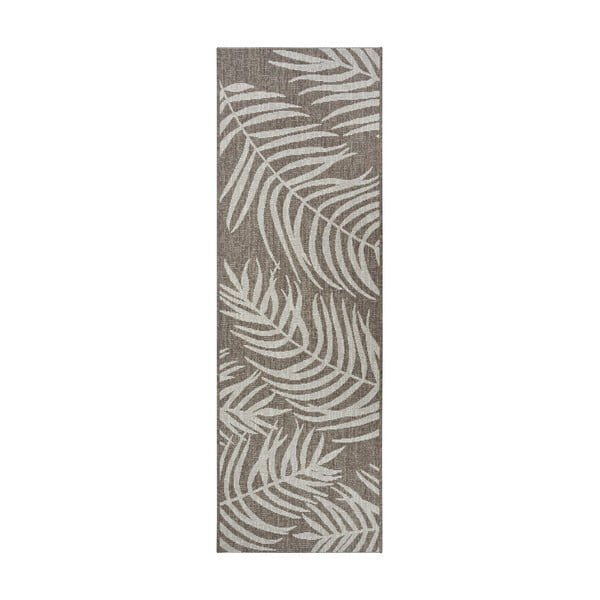 Кафяв и бежов мокет на открито , 70 x 300 cm Palmera - NORTHRUGS