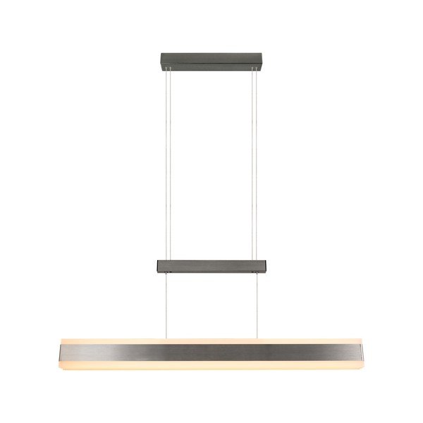 LED висящо осветително тяло в матово сребрист цвят с метален абажур Arcola – Trio