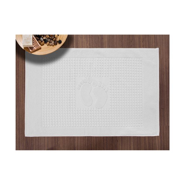 Koupelnová předložka Basic White, 50x70 cm