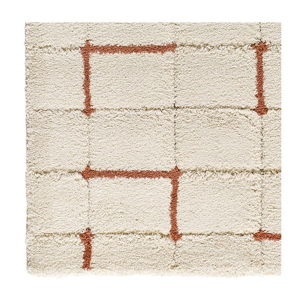 Килим в тухлен и кремав цвят 80x150 cm Brenda – Universal-image-3