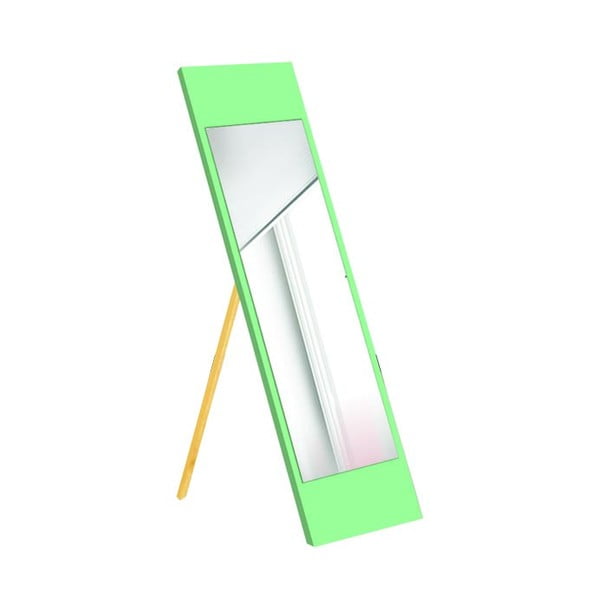 Подово огледало със зелена рамка , 35 x 140 cm - Oyo Concept