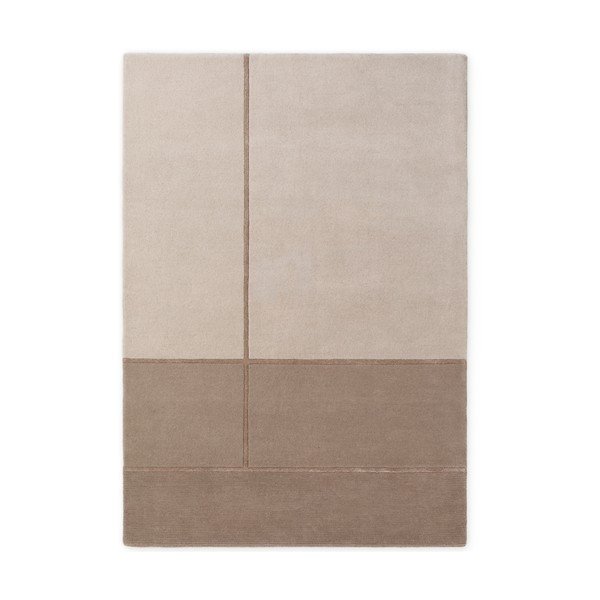 Кафяв/кремав килим със смес от вълна 120x170 cm Presilda – Villeroy&Boch