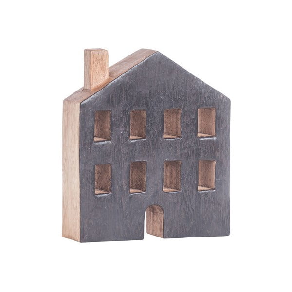 Černý dřevěný dekorativní domeček Vox House