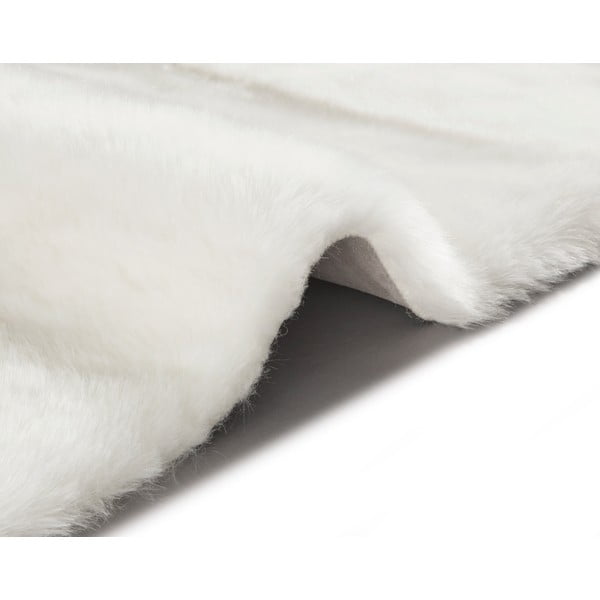 Бяла изкуствена кожа Soft, 90 x 140 cm Uni - Mint Rugs-image-1