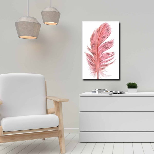 Живопис 45x70 cm Feather - Wallity-image-1