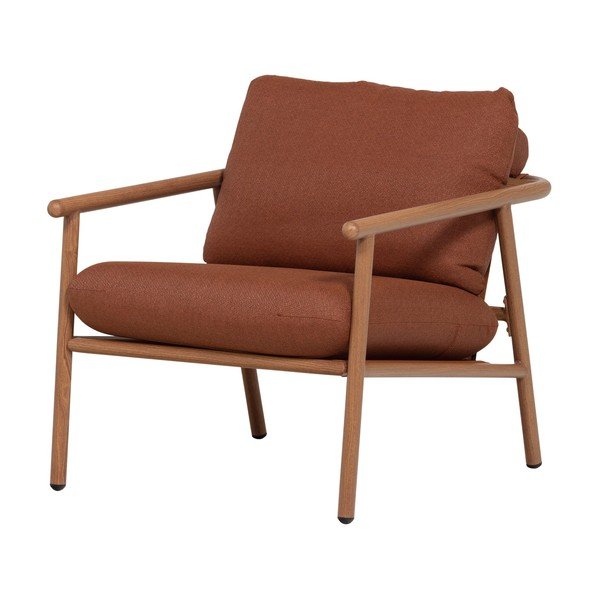 Теракотен градински стол метален/подплатен Cavero – WOOOD