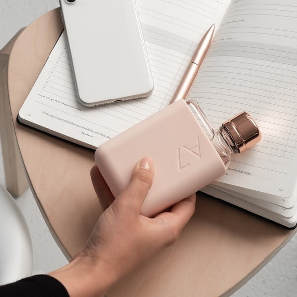 Розов силиконов калъф A7 - Memobottle-image-3