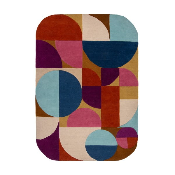 Ръчно изработен вълнен килим 120x170 cm Mia Arch – Flair Rugs