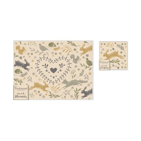 Постелки и подложки в комплект от 8 бр. Woodland – Cooksmart ®-image-4