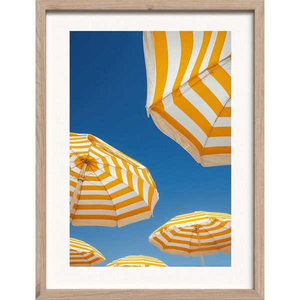 Печатна картина с включена рамка 30x40 cm Umbrellas  – Styler