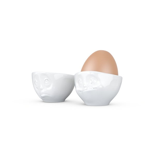Комплект от 2 чаши за яйца от бял порцелан Oh Please, обем 100 ml Oh Please & Tasty - 58products