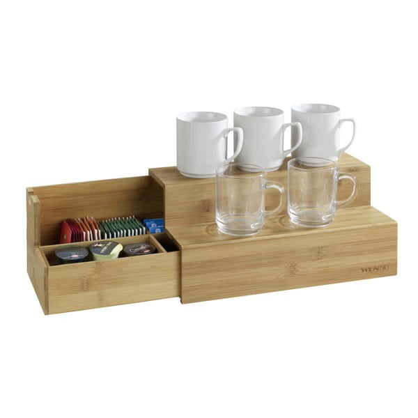 Бамбукова поставка за аксесоари за кафе и чай - Wenko-image-2