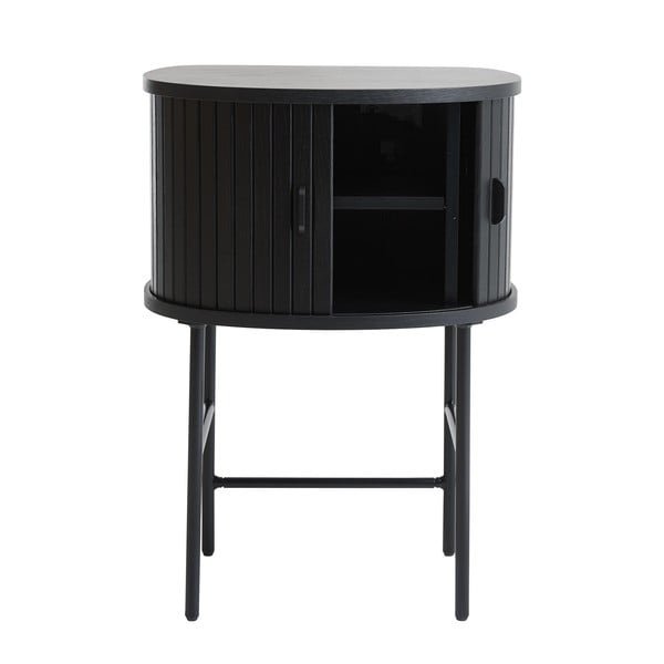 Черно нощно шкафче Nola – Unique Furniture-image-3