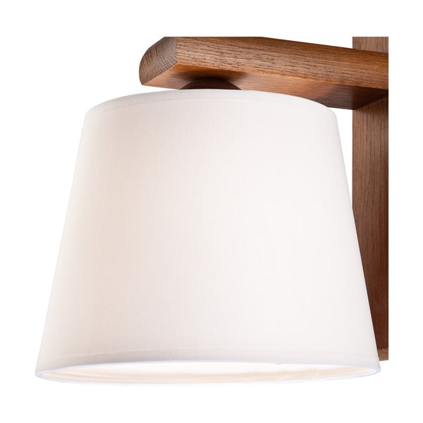 Тъмнокафява стенна лампа ø 20 cm Aida - LAMKUR-image-4