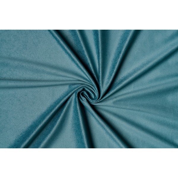 Тюркоазена кадифена завеса 140x260 cm Novara - Mendola Fabrics-image-1