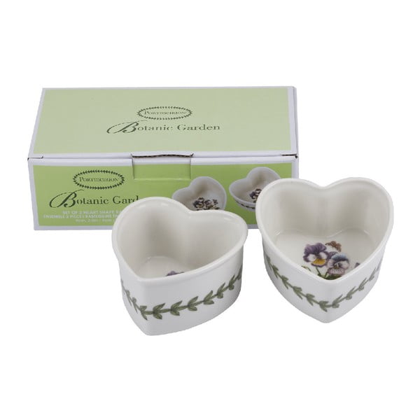 Комплект от 2 порцеланови чаши с форма на сърце, широчина 9 см - Portmeirion
