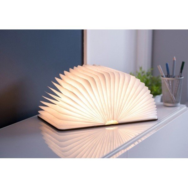 Кафява светлинна декорация с USB Booklight – Gingko-image-3