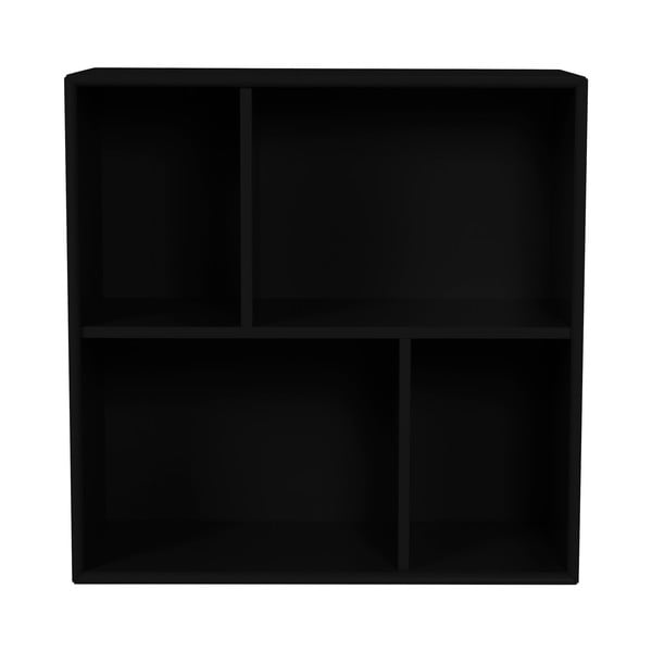 Черен стенен шкаф за книги , 70 x 70 cm Z Cube - Tenzo