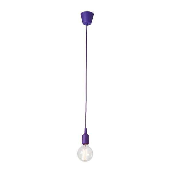 Лилава висяща лампа без абажур Реколта - SULION