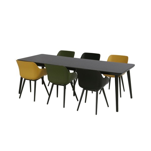 Комплект от 2 черни градински стола Sophie Organic Studio Chair - Hartman-image-1