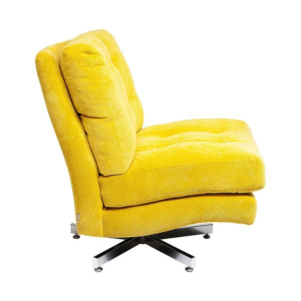 Жълт фотьойл на колела Cinema - Kare Design-image-3