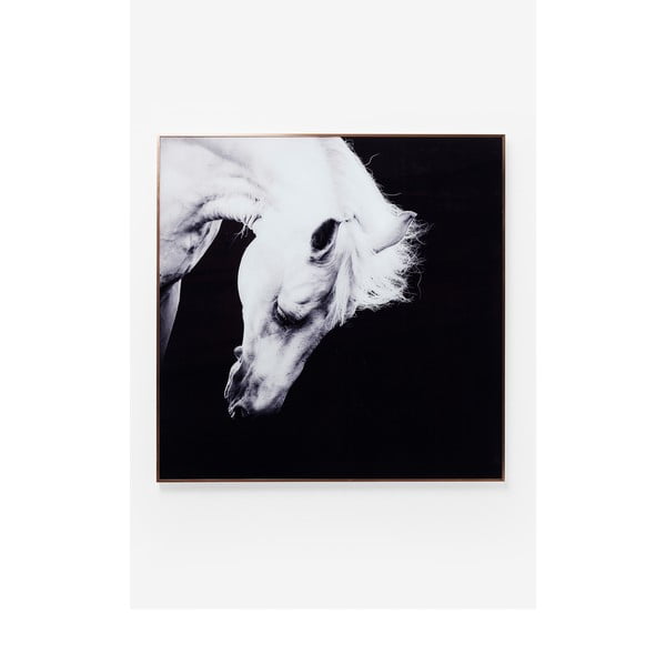 Картина в рамка , 100 x 100 cm Proud Horse - Kare Design
