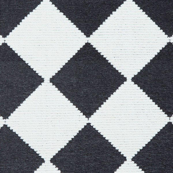 Черно-бял килим подходящ за пране 80x150 cm Lyna Charcoal&White – Think Rugs-image-3