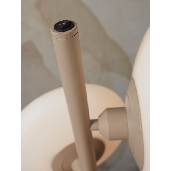 Кремава подова лампа със стъклен абажур (височина 161 cm) Sapporo – it's about RoMi-image-4