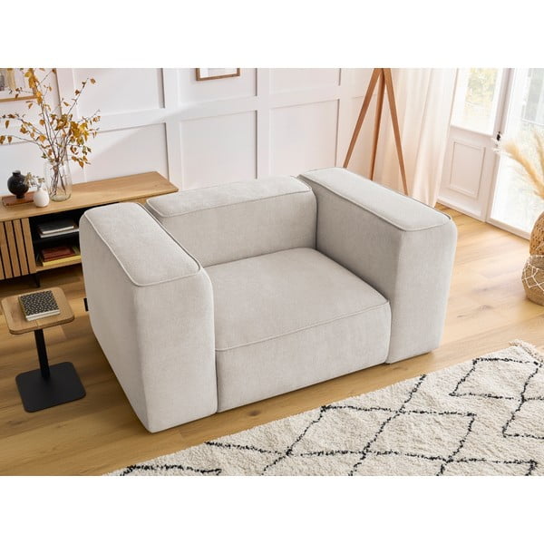 Бежово кресло Zephyr – Bobochic Paris-image-1