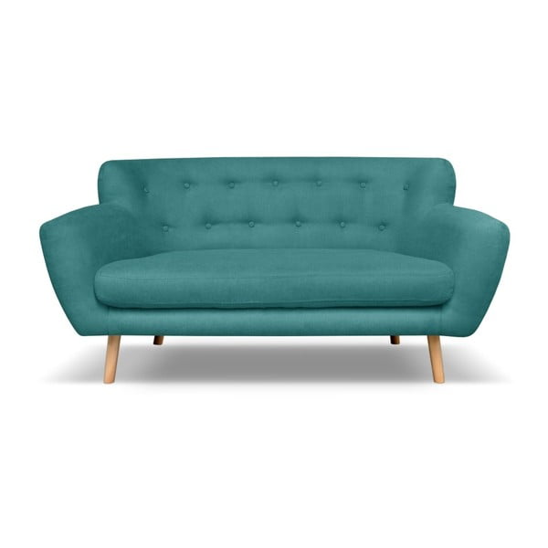 Зелено-син диван Cosmopolitan design London, 162 cm
