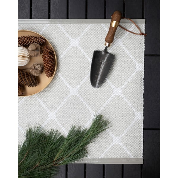 Светлосива и кремава пътека за открито и закрито 70x240 cm Rex Fossil – Pappelina-image-4