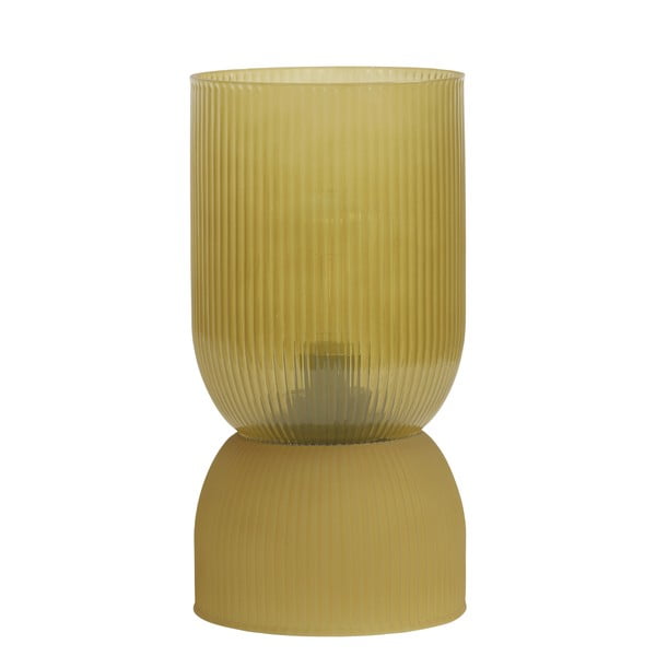 Настолна лампа в жълта охра (височина 27,5 cm) Phoebe - Light & Living
