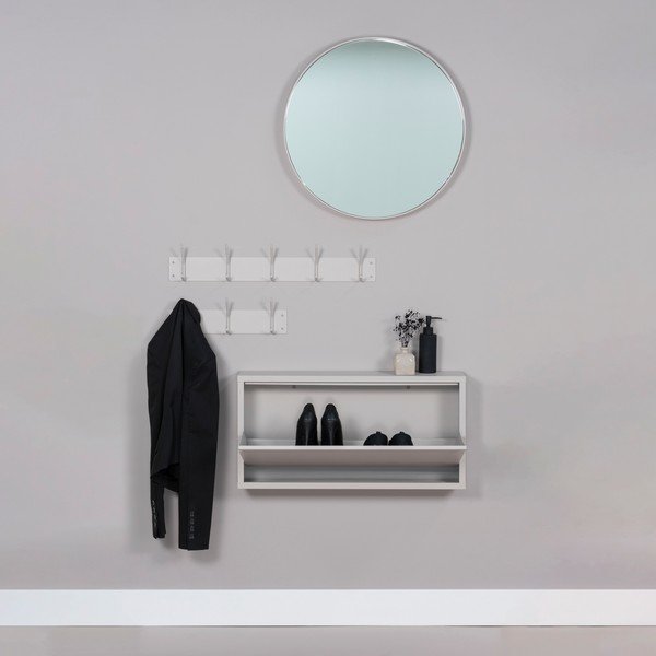 Кафяво-сива метална стенна закачалка 70 cm Fusion – Spinder Design-image-3