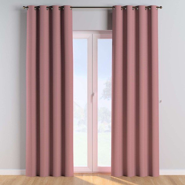 Розова завеса 260x130 cm Cotton Story - Yellow Tipi-image-1