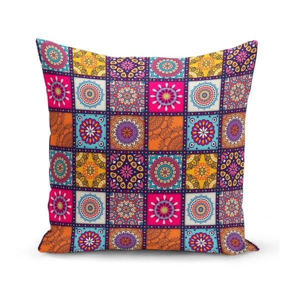 Калъфки за възглавници в комплект 4 бр. 45x45 cm Mandala Tiles – Minimalist Cushion Covers-image-2