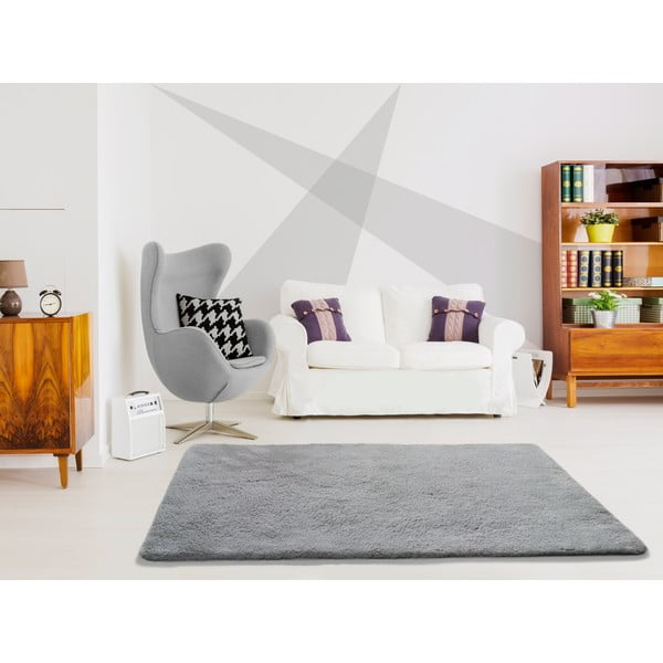 Сив килим Алпака Liso, 80 x 150 cm - Universal-image-1