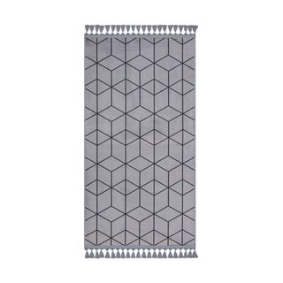 Сив миещ се килим 160x100 cm - Vitaus